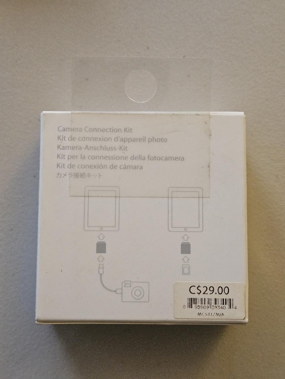 Apple iPad Camera Connection Kit 30-Pin - Picture 2 of 3